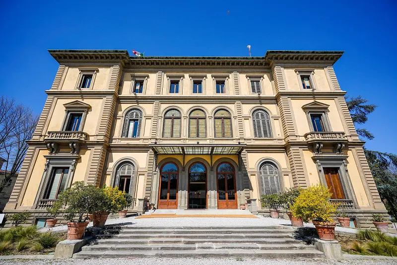 The ICAS congress entrance in Florence, Italy 