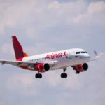 The image of an Avianca Airlines' plane.