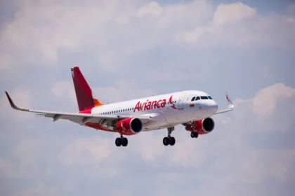 The image of an Avianca Airlines' plane.
