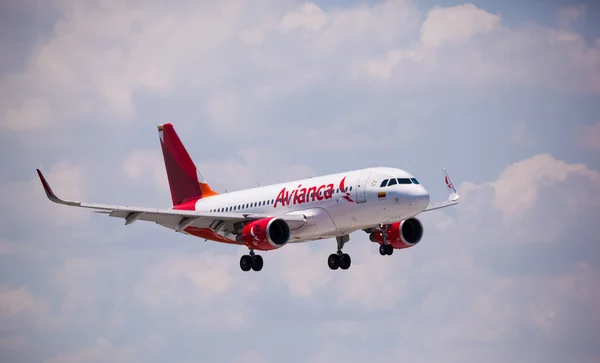 The image of an Avianca Airlines' plane.