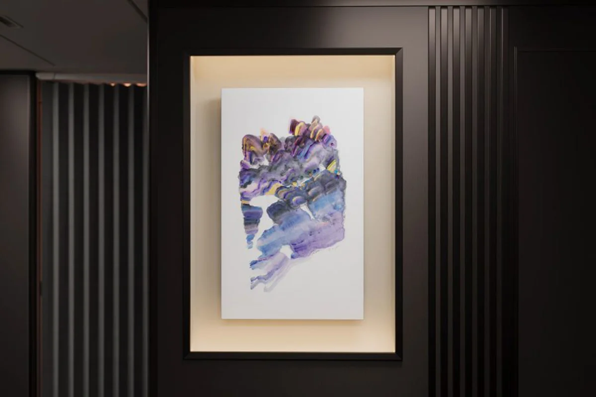 Aria Suite's 'Gallery in the Skies' © Cathay Pacific 