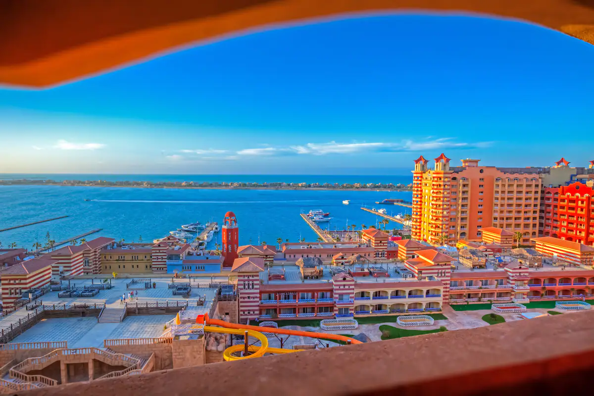 Coastal View of Porto Marina El Alamein Marina