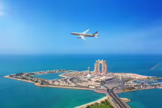 Abu Dhabi Flyover © Etihad Airways