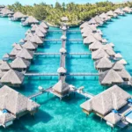 St. Regis Bora Bora Resort aerial view