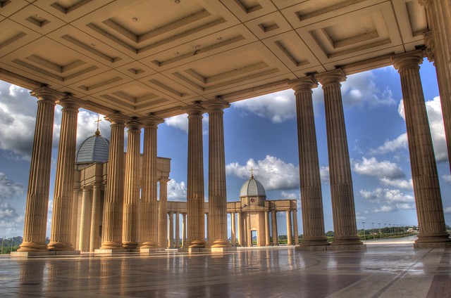 The image of Yamoussoukro, Cote d'Ivoire.