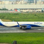 IndiGo Airplane making way to take off