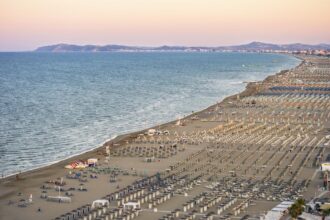 Image of popular Rimini beach