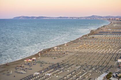 Image of popular Rimini beach