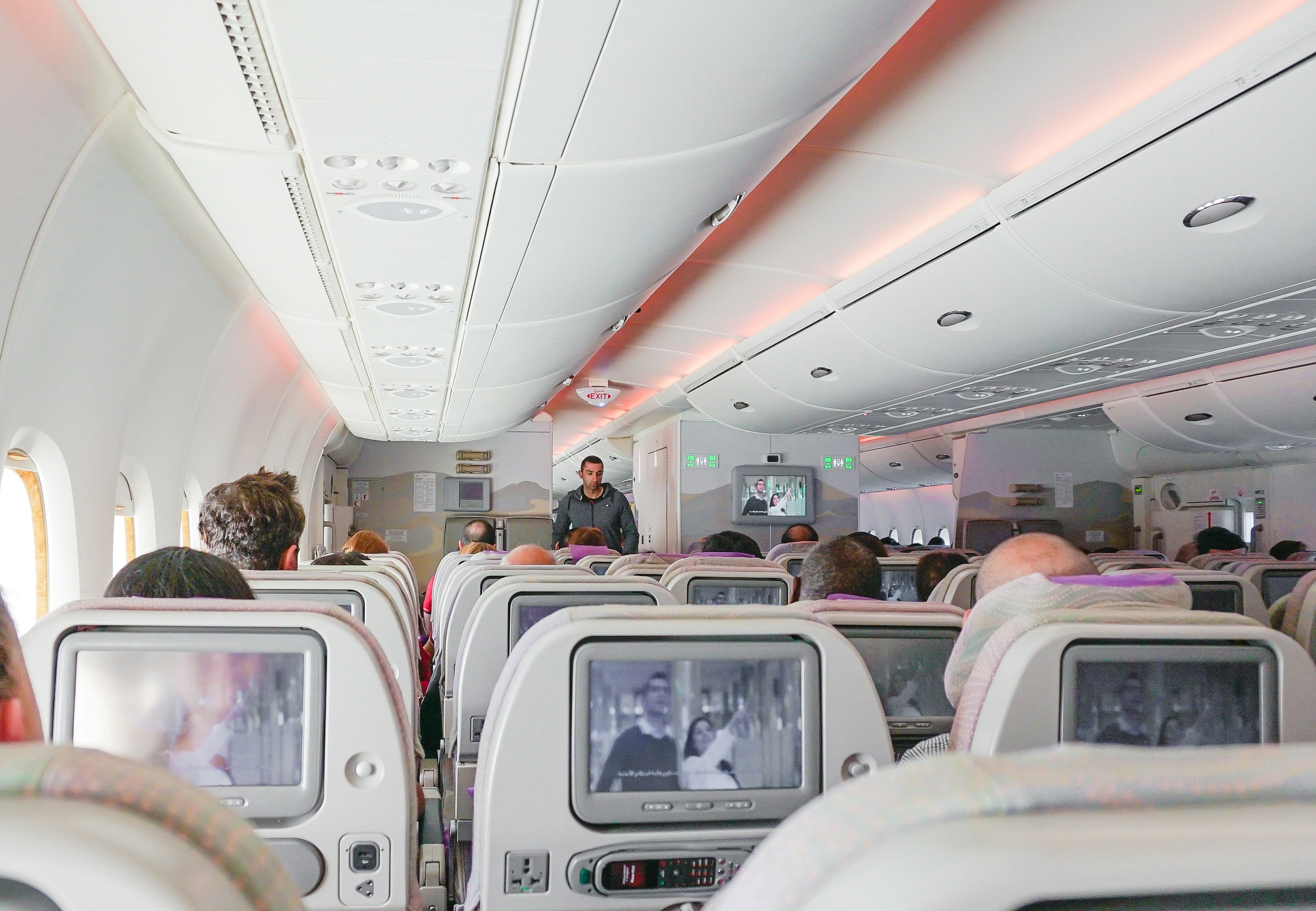 Emirates flight