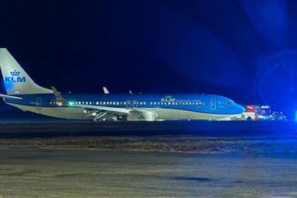 KLM flight KL1204 slipped in Oslo, passengers unharmed
