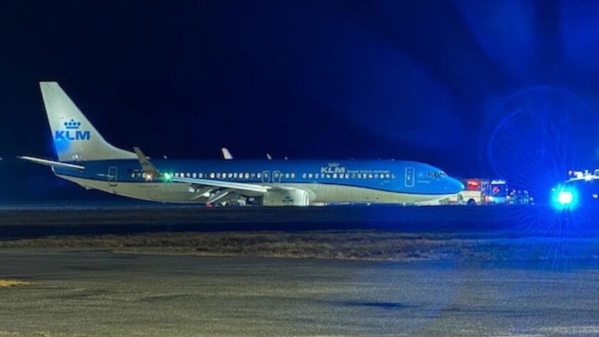 KLM flight KL1204 slipped in Oslo, passengers unharmed