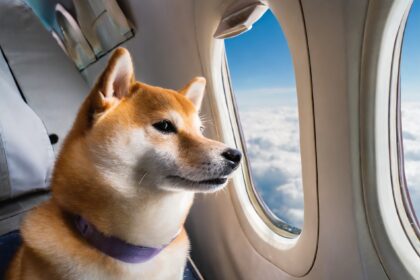 Shiba on Bark Air