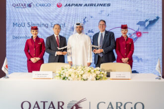 Expanding global cargo networks, provide a smooth experience, Japan Airlines, Middle East, Expanding global cargo networks