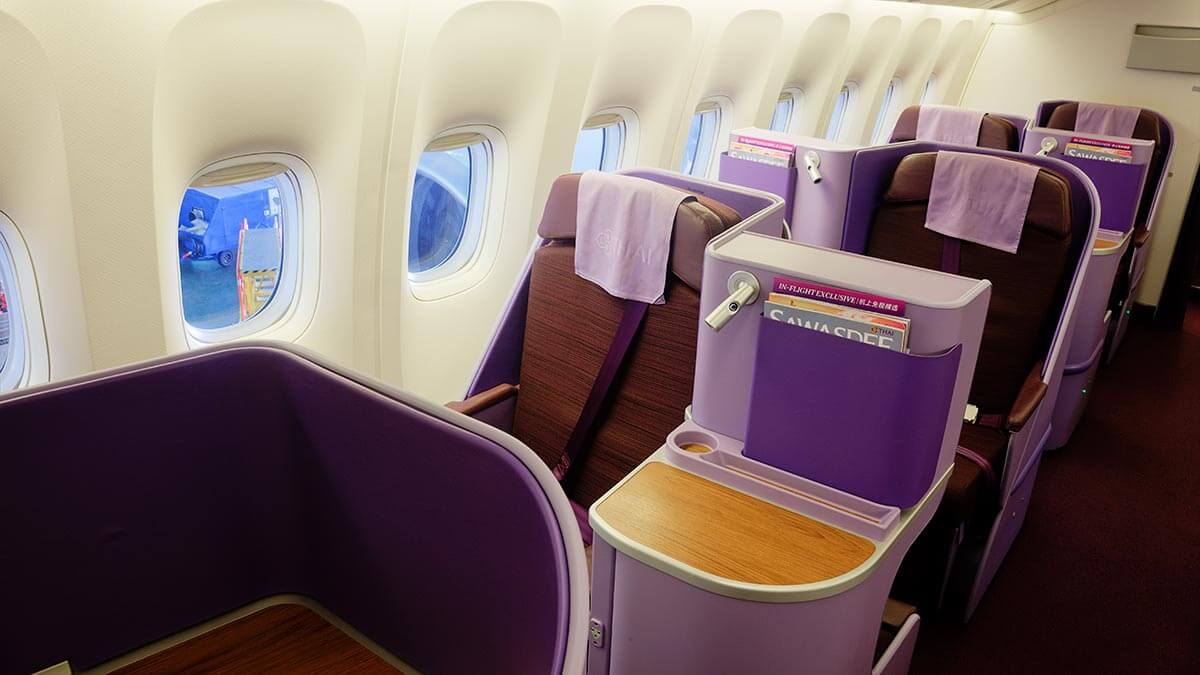 Royal Silk A320 Business Class © Thai Airways