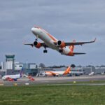 A321 departing Bristol Airport