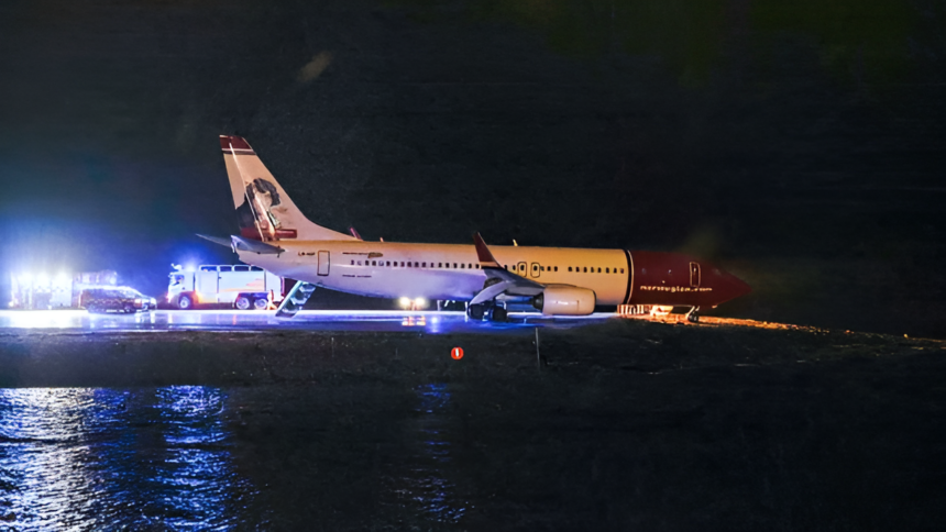 Molde, Turbulent landing, evacuation challenges highlighted gaps, several passengers appeared visibly distressed, passengers