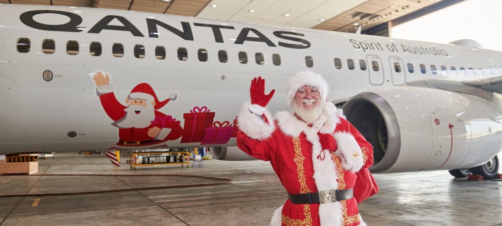 Qantas Christmas Livery