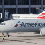 American Airline aircraft on tarmac