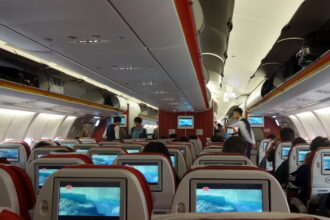 Interior of A330
