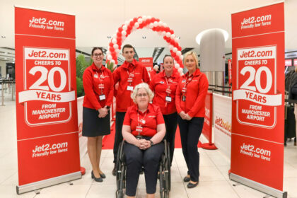 Two decades of success, Jet 2.com, Manchester, soaring success, a trusted choice among travellers in the North West
