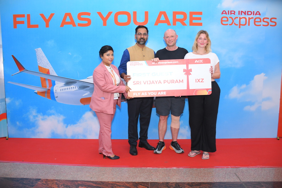 Air India Express Flight to Port Blair- First Guest