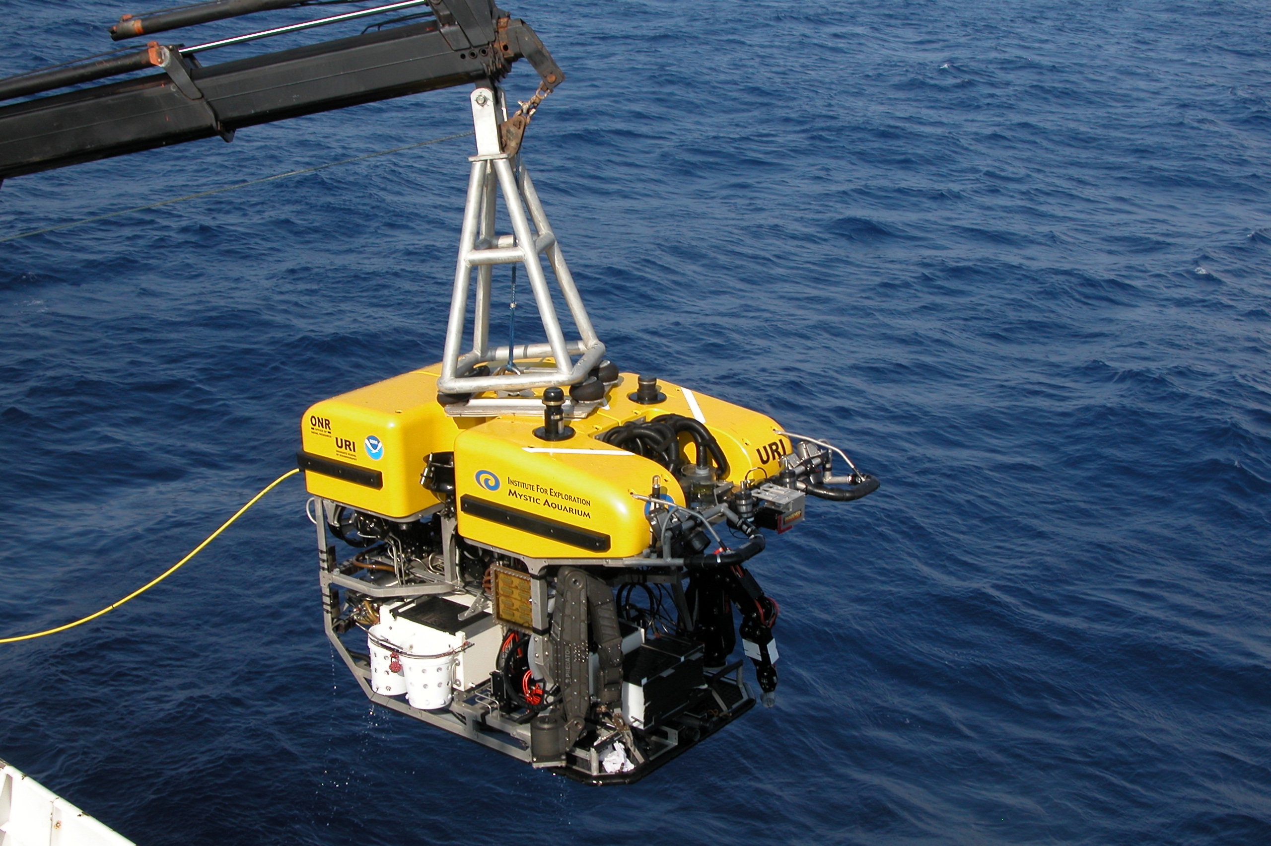 Deep Sea ROV similar to those used by Ocean Infinity.