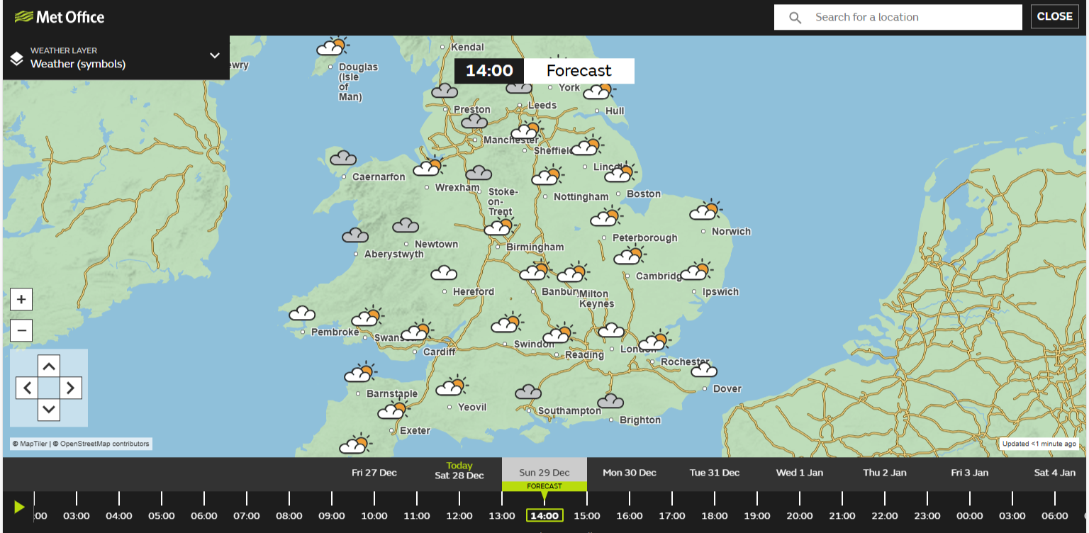 The image is by the Meteorological office (MET), UK