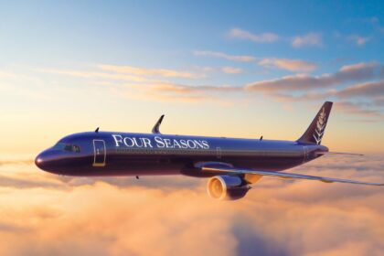 The the Airbus A321neo-LR Private Jet © Four Seasons