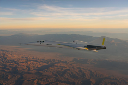 The XB-1's first test flight © Boom Supersonic