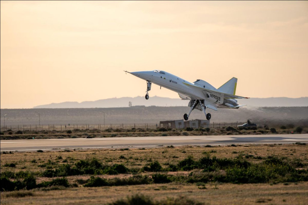 XB-1 takes flight for the first time © Boom Supersonic