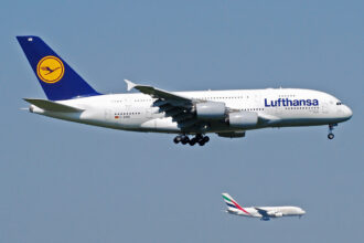 Lufthansa and Emirates airplanes grounded due to flight suspensions to the Middle East