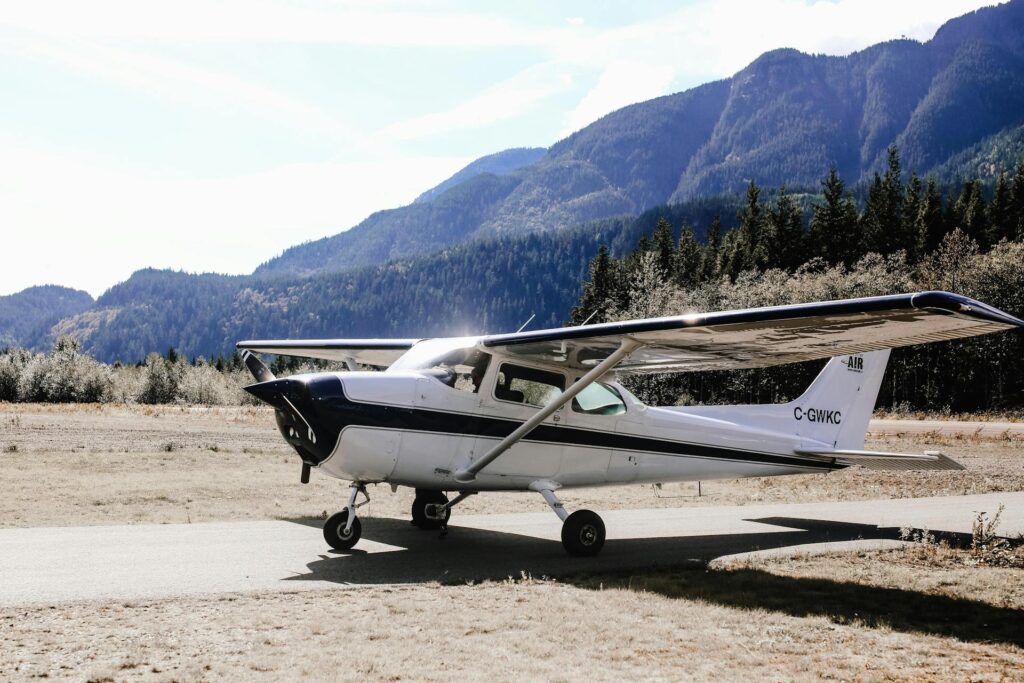 A SEP aircraft on the ground in Canada