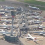 Virgin Atlantic planes at Heathrow