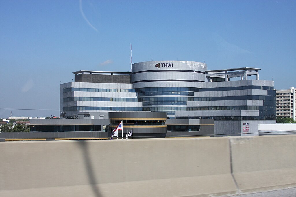 Thai Airways' quarters in Don Muang