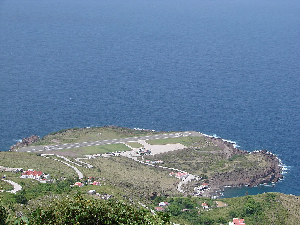 Saba Airport is one of the world's most unique airports