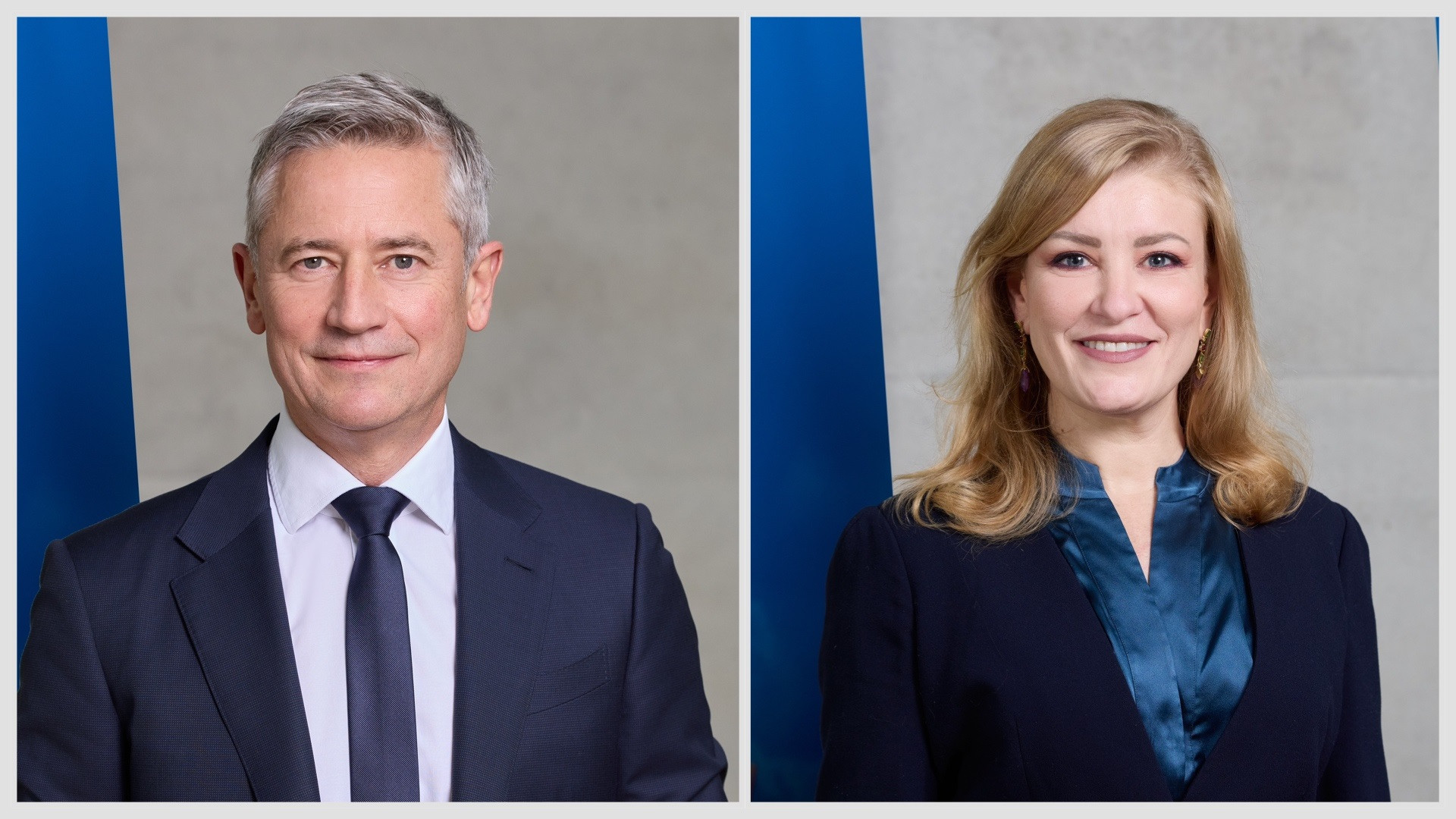 Lufthansa Group Executives and ITA Airways Board Members, Joerg Eberhart and Lorenza Maggio