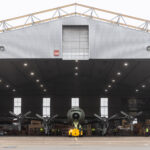 The Lockheed L-1649A Super Star at the hangar in Hamburg.