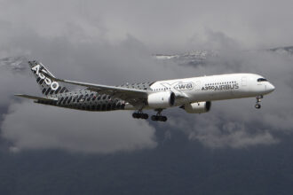 Airbus A350 aircraft delivery in 2024 to a commercial airline