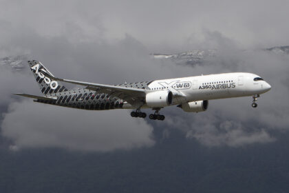 Airbus A350 aircraft delivery in 2024 to a commercial airline