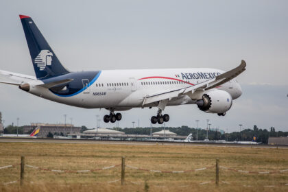 Aeromexico aircraft recognized as the most on-time global airline in Cirium's 2024 report