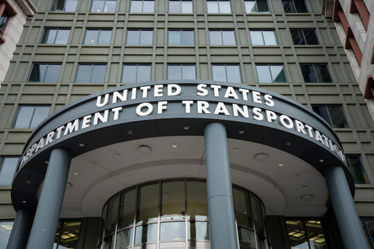 Front-view of the US DOT's Headquarters, Washington