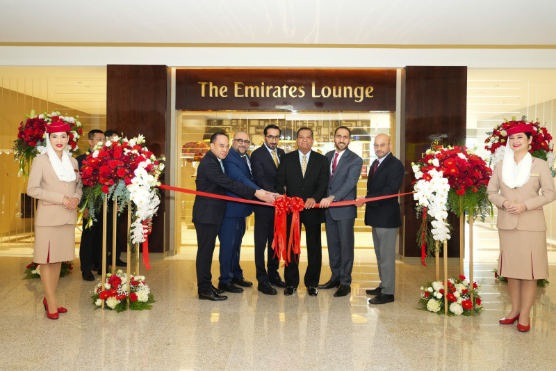 Open Day Emirates' airport lounge at Bangkok
