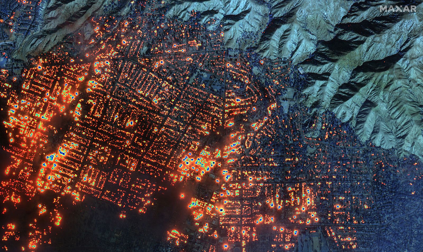 Aerial View of LA Fires © CNN