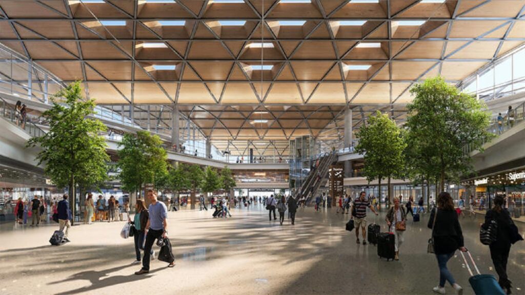 The proposed interior of CPK Airport