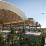 The exterior view of CPK Airport