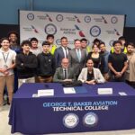 American Airlines is preparing young minds for takeoff with its latest aviation training partnership with George T. Baker Aviation Technical College in Miami.