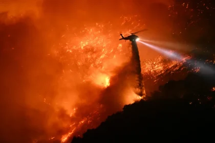 LA Fires © RNZ Palisades Fire Southern California Wildfires from Santa Ana winds