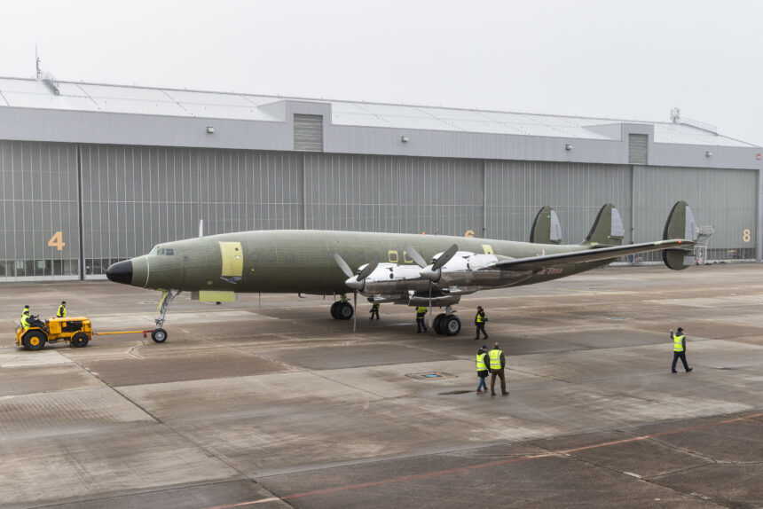 Lufthansa's Lockhead Super Star aircraft.