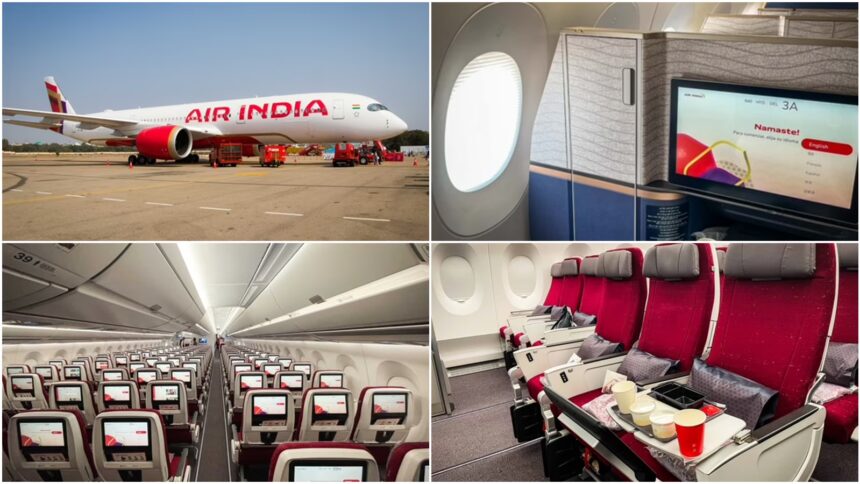 The first A350 by Air India begins service