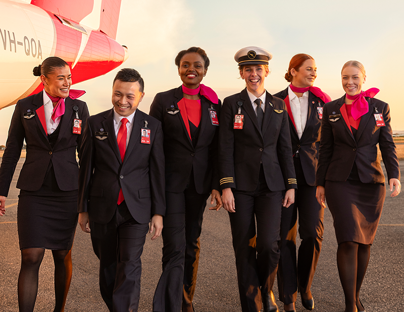 Qantas staff, helping ensure great customer service in 2025 ©Qantas